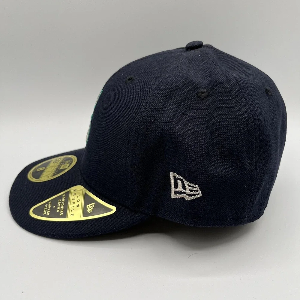 Seattle Mariners Hat Cap Fitted Mens 8 MLB Baseball Postseason 2022 New Era NEW